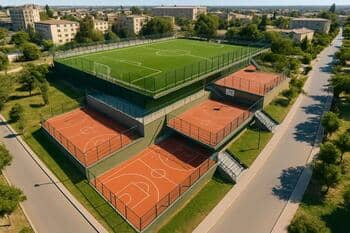 Sumgayıt açık saha tesislerinin katmanda öne çıkan bölgeleri