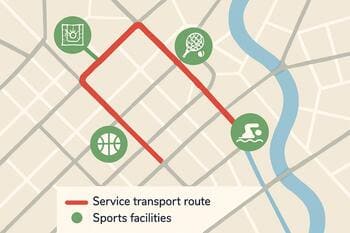 Kulüp servisi güzergâhına ait durak levhası