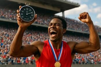 Tribünde zafer sevinci ve bayraklar