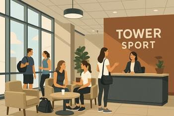 Üst katta servis karşılama düzeni