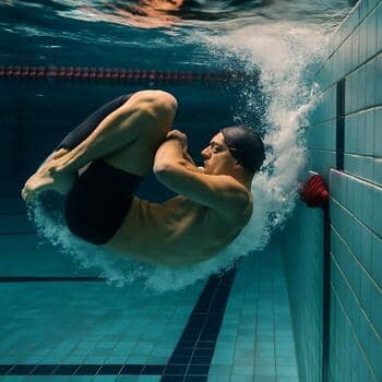 Yüzmede duvara dönüş tekniği sırasında su altı kavisi