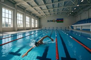 Sumgayıt’ta yüzme havuzlarının yoğunluk hücresi, yeşil parıltı