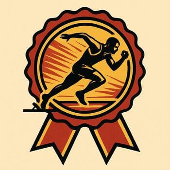 Atletizmde çıkış bloklarından fırlayan sprinter